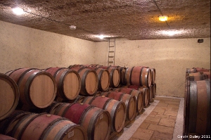 The barrel room