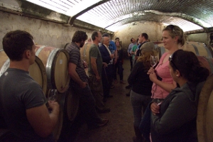In Domaine Confuron's Cellars